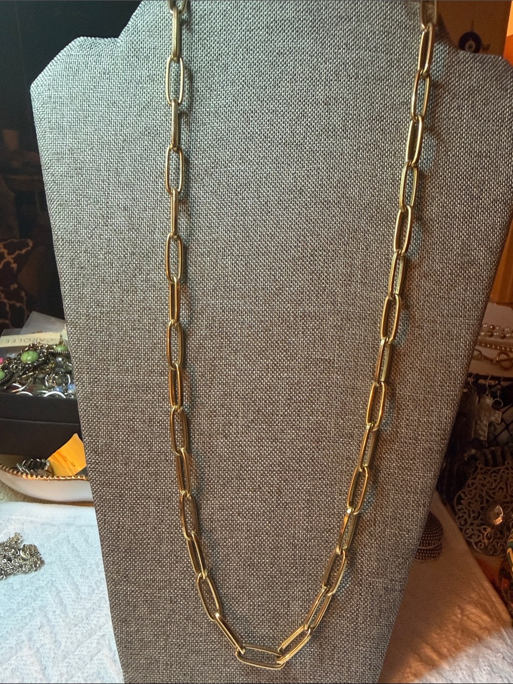 Gold-Tone Link Chain Necklace - Women Jewelry